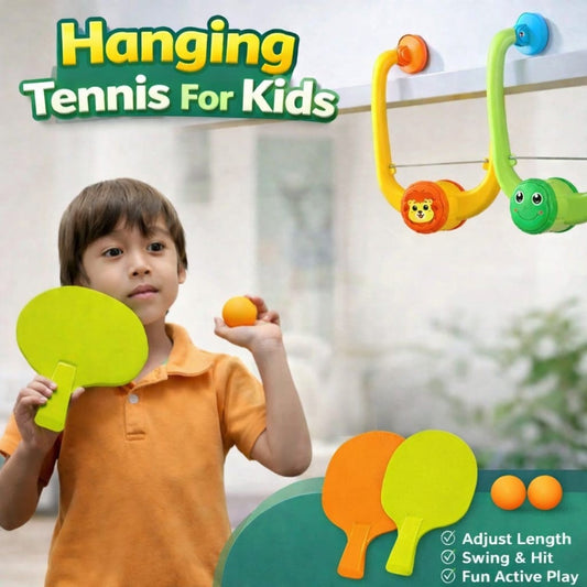 Indoor Hanging Table Tennis Toy Kids Fun Paddle Ball Game For Home And Classroom