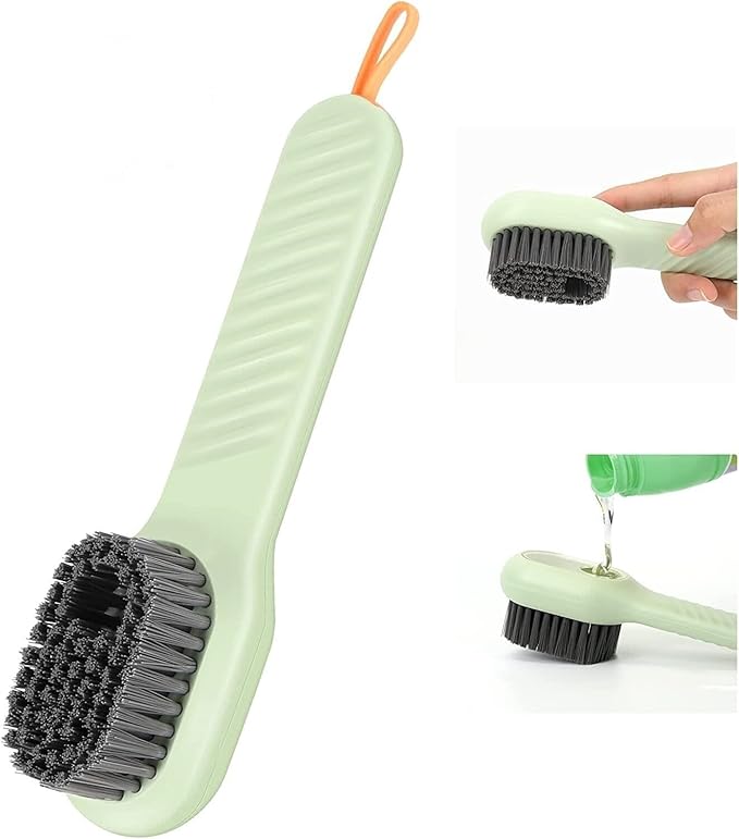 Automatic Liquid Multifunctional, Shoe Brush, Press type shoe cleaning Brush with liquid for Sneakers & Leather