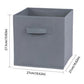 Foldable Canvas Storage Boxes For Clothes, Toys& Closet Organizer
