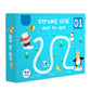 A4 kids learning and Tracing Activity,64 pages dot to dot work book activity