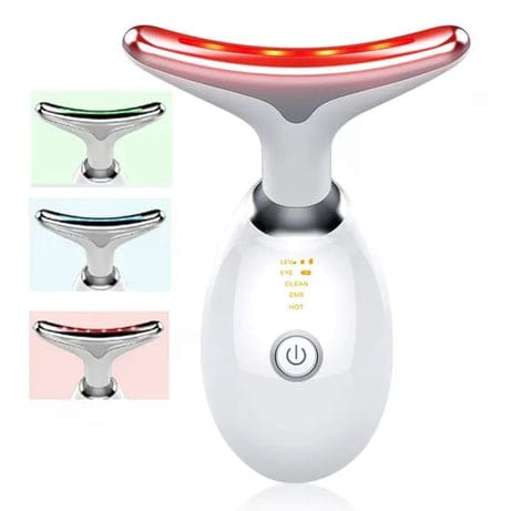 LED Face & Neck Lifting Massager/ Anti Aging Wrinkle Remover &Skin Tightening Device
