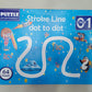 A4 kids learning and Tracing Activity,64 pages dot to dot work book activity