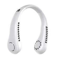 USB Rechargeable Neck Fan | 3 Modes Fan Speed | C-Type Charging Cable Included