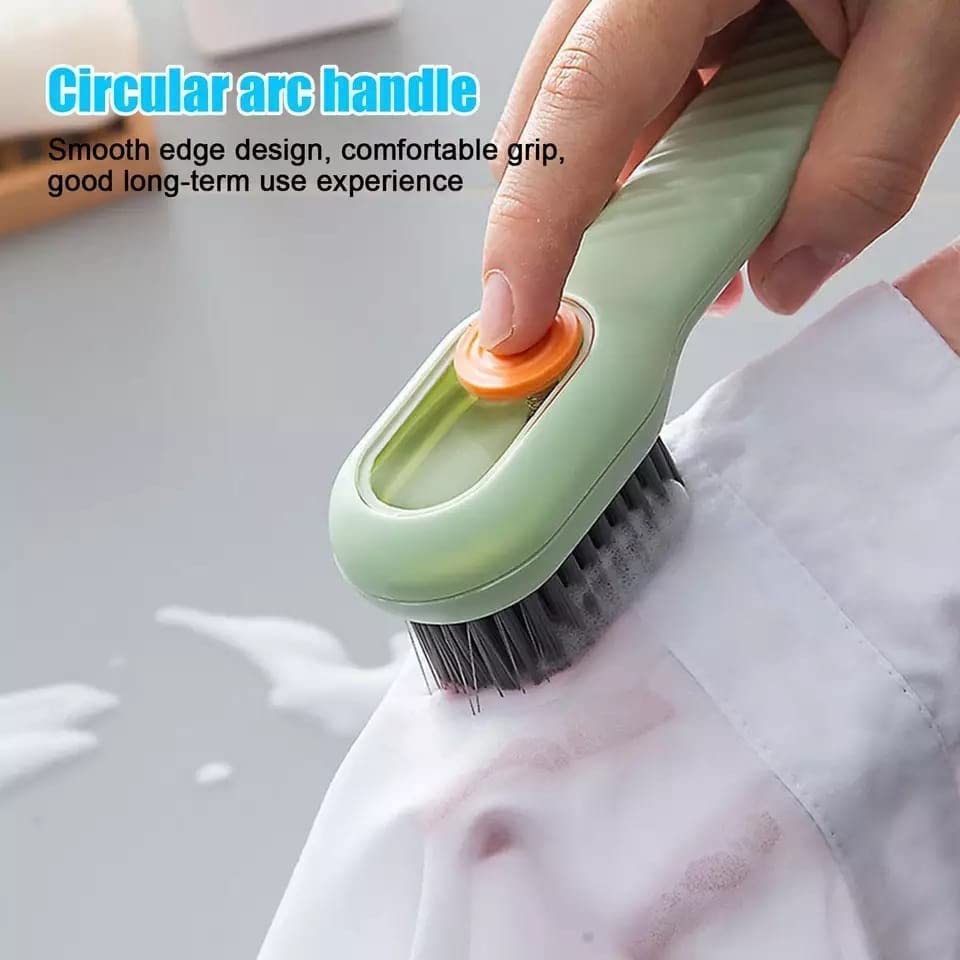 Automatic Liquid Multifunctional, Shoe Brush, Press type shoe cleaning Brush with liquid for Sneakers & Leather