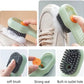 Automatic Liquid Multifunctional, Shoe Brush, Press type shoe cleaning Brush with liquid for Sneakers & Leather